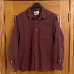 Madewell Sunday Flannel Perfect Fit Button Up Long-Sleeve Shirt Men’s Size XL